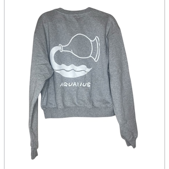 GOODAMERICAN AQUARIUS BOYFRIEND
SWEATSHIRT SIZE 3 (L) - Picture 5 of 7